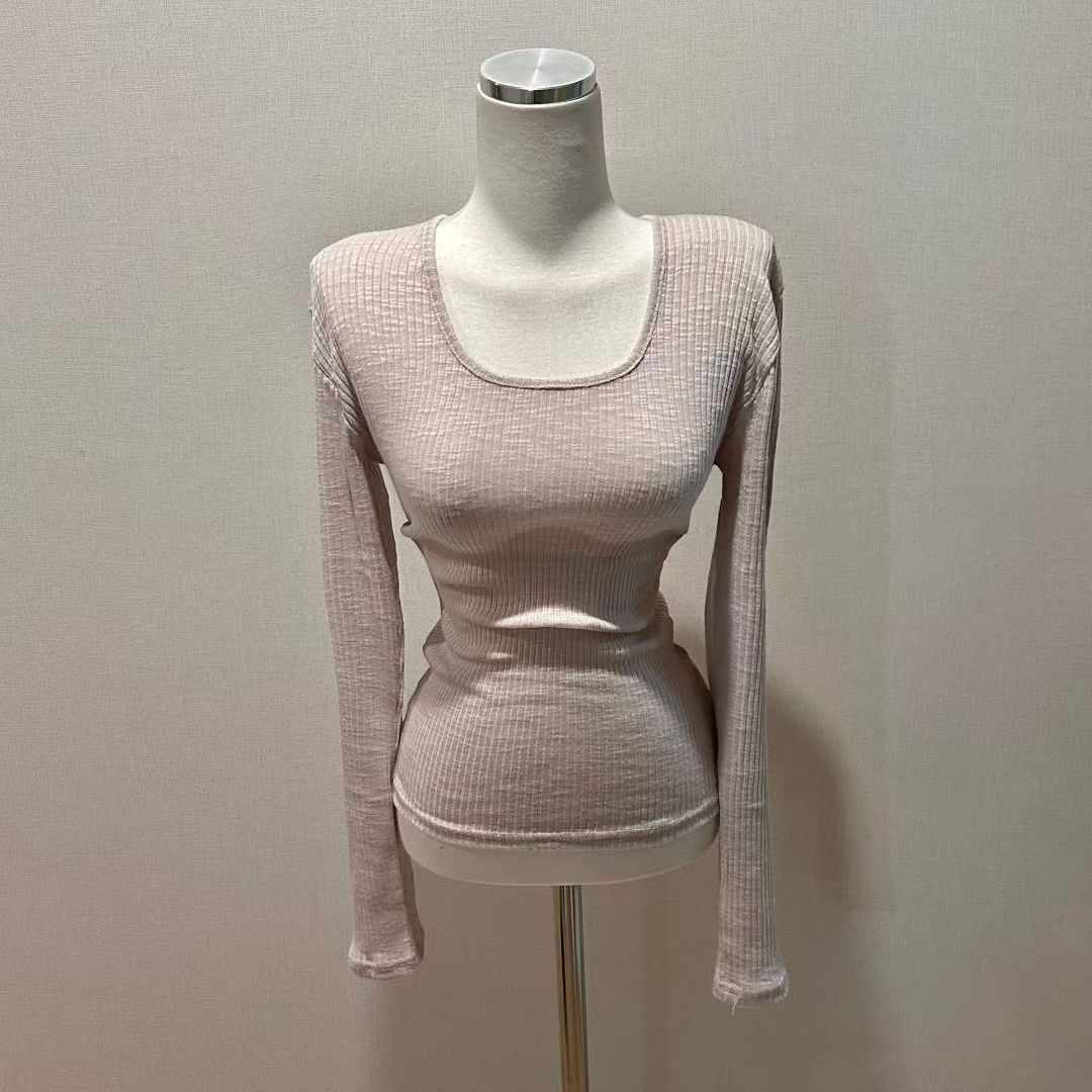 ISABELLA韓國直郵女士新品人氣熱賣時尚職業休閑26春夏長袖T恤ISABELLA長袖T恤