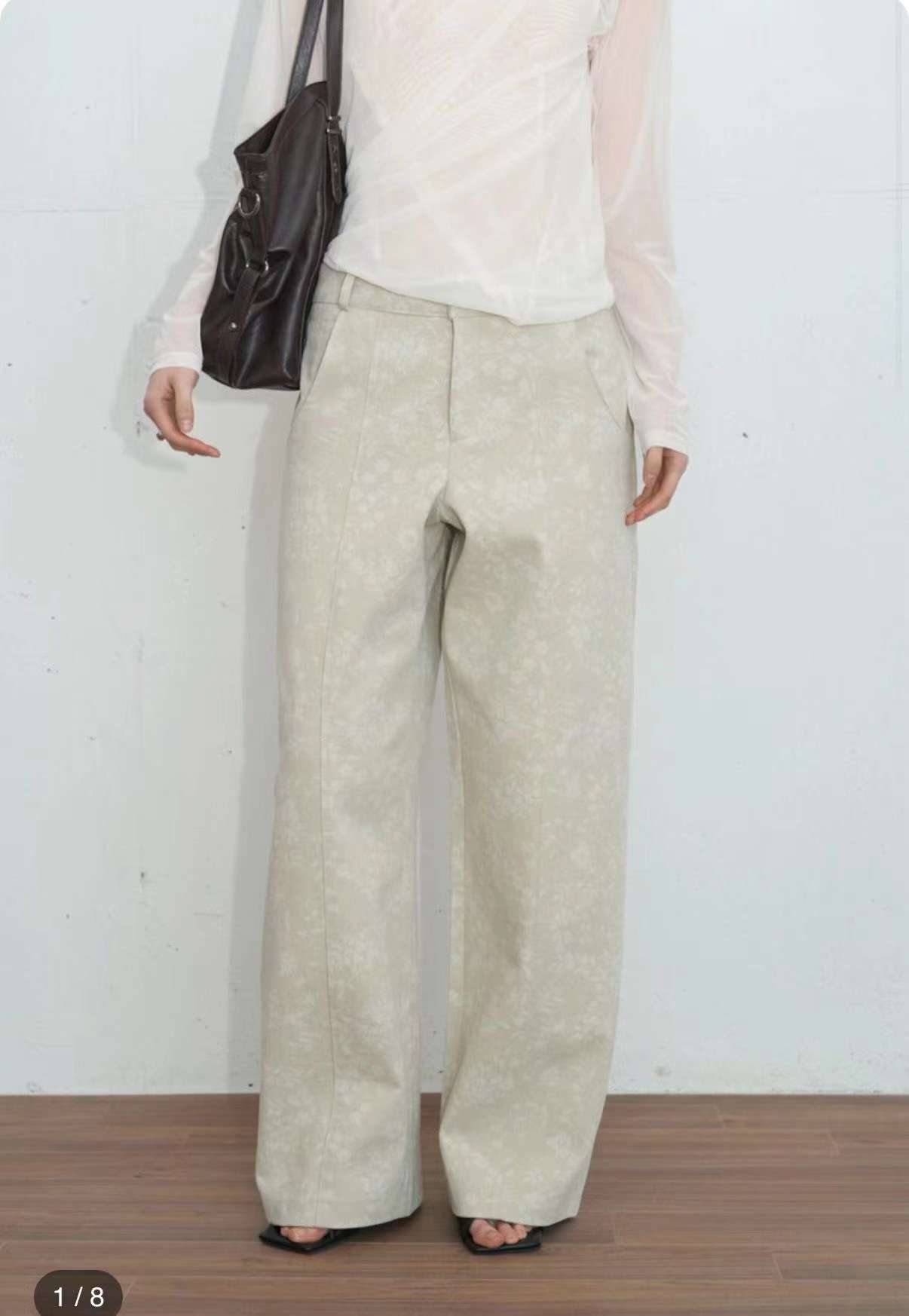 UNSANE東大門直郵女裝新款真品時尚推薦26春夏休閑褲含腰繩UNSANE休閑褲