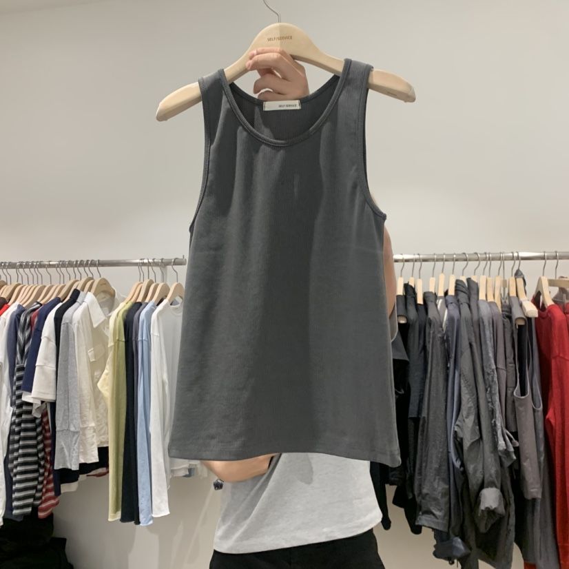 SELF SERVICE東大門實拍韓國女裝新款時尚26春夏吊帶背心SELF SERVICE吊帶/背心