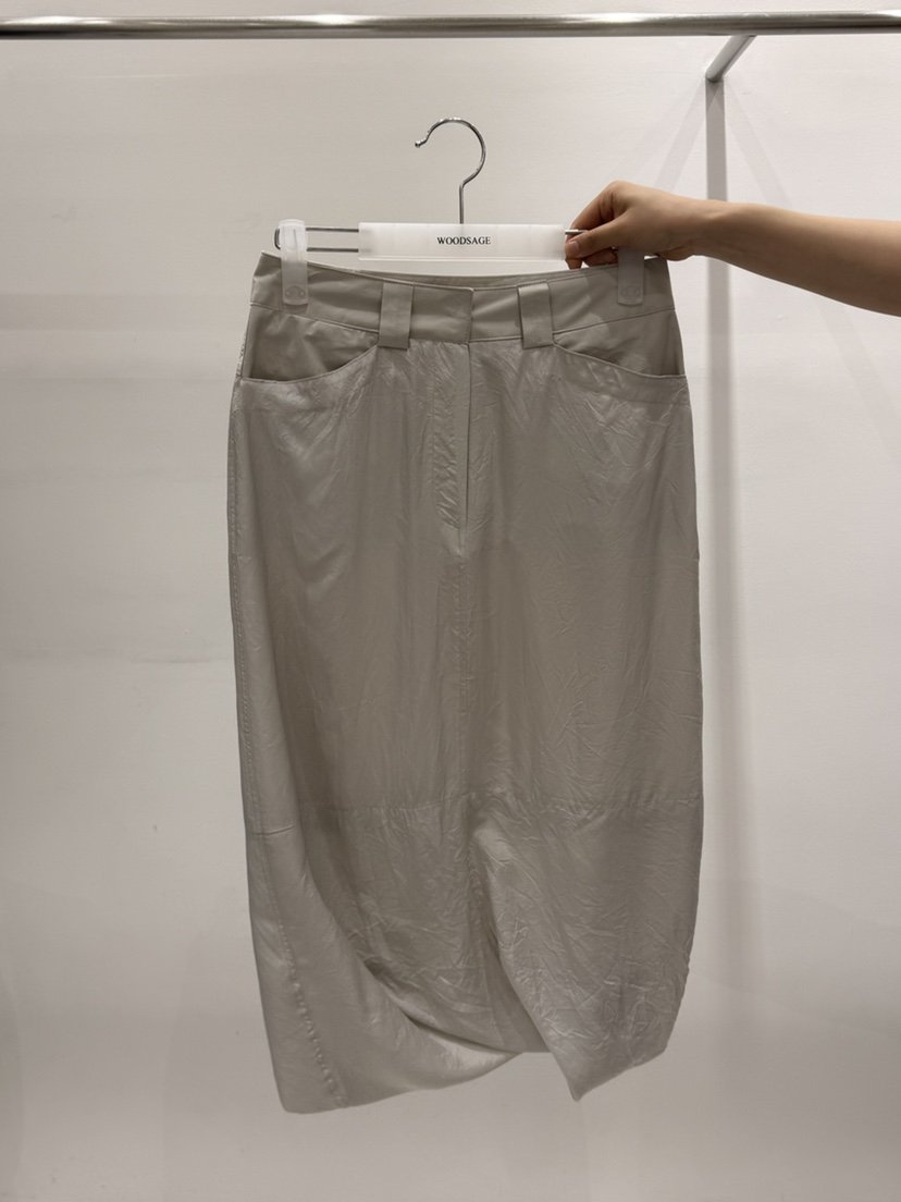 WOOD SAGE韓國直郵實拍女裝新款26夏季推薦半身裙中短裙WOOD SAGE半身裙/中短裙