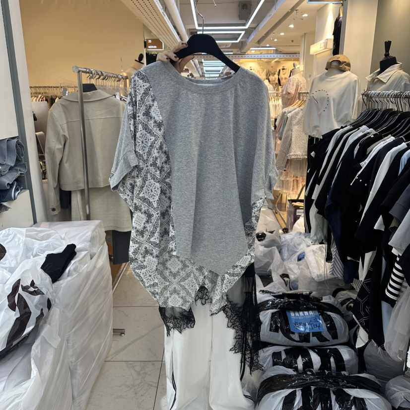 空韓國直郵女裝新品熱賣推薦26春夏26夏季職業休閑人氣T恤BAKHAT恤