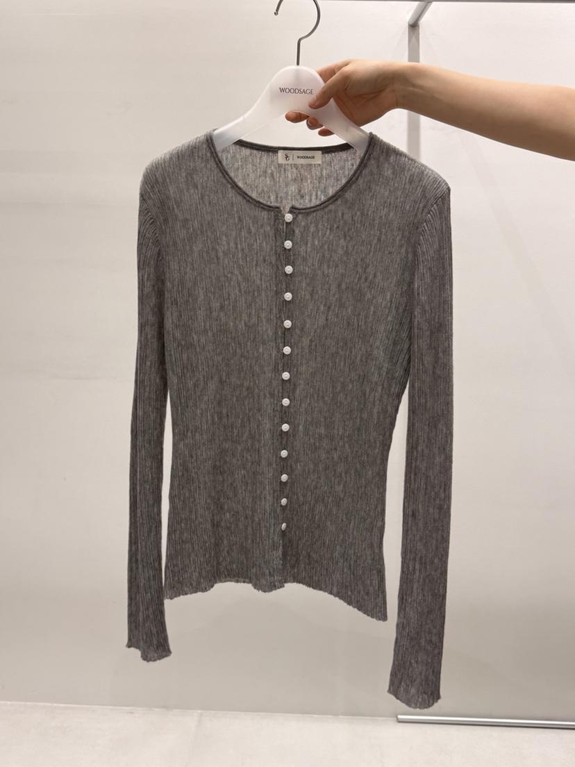 WOOD SAGE韓國東大門直郵女士新品26夏季時尚職業長袖T恤WOOD SAGE長袖T恤