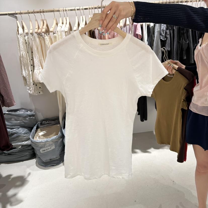 CONNAUGHT/DAILYJUD韓國直郵實拍女士新款推薦熱賣26夏季T恤CONNAUGHT/DAILYJUDT恤