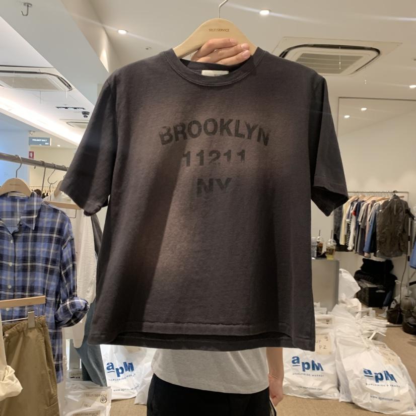 SELF SERVICE韓國東大門直郵女裝新款26春夏熱賣職業T恤SELF SERVICET恤