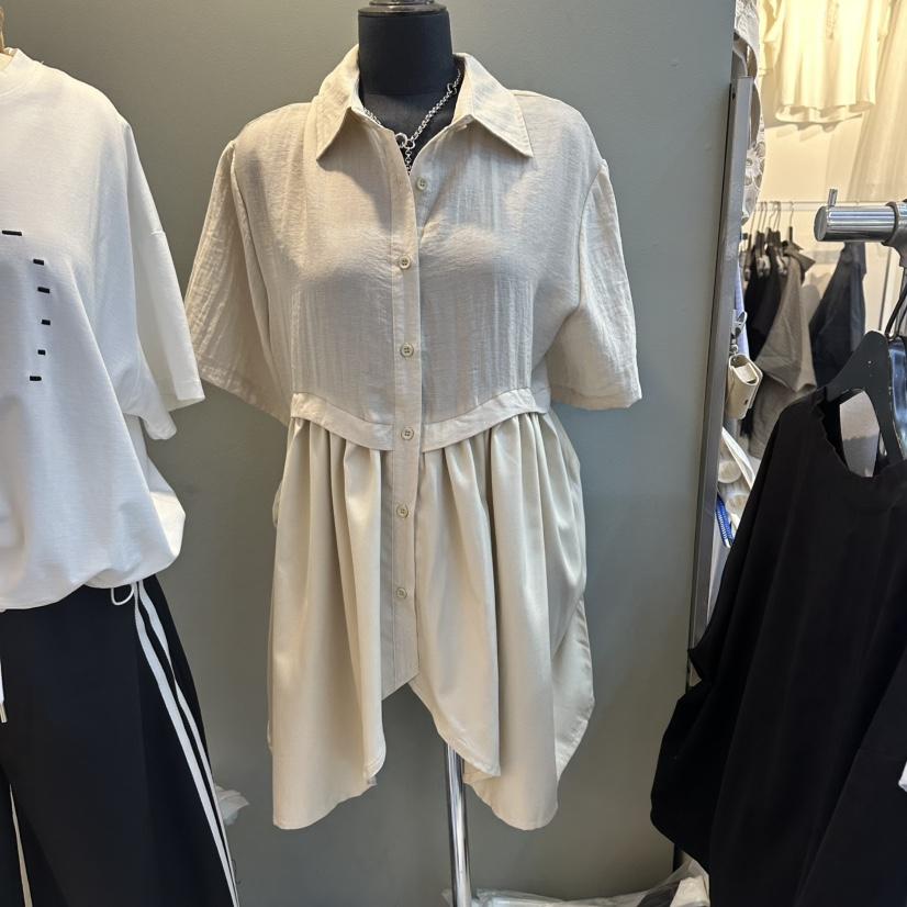 空韓國代購女裝新款時尚職業推薦26夏季熱賣休閑人氣連衣裙BAKHA連衣裙