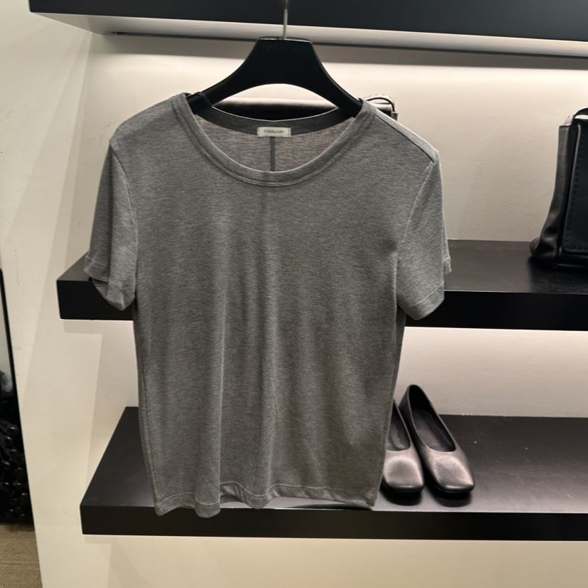 FEBRUARY 11韓國直郵實拍女裝新款26夏季時尚熱賣T恤透明FEBRUARY 11T恤