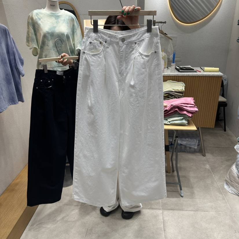 NEAR韓國代購女裝新款時尚26夏季休閑職業推薦休閑褲棉質NEAR休閑褲