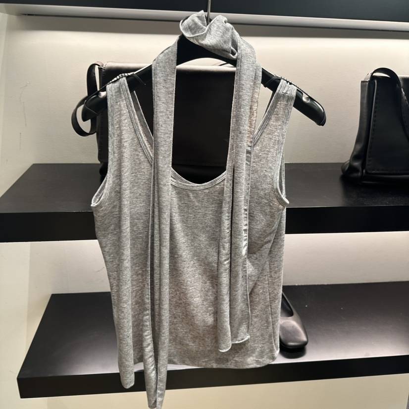 FEBRUARY 11韓國直郵女裝新款人氣26夏季吊帶背心含圍巾亞麻FEBRUARY 11吊帶/背心