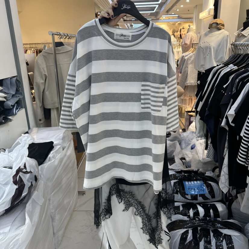 空韓國代購女士新品時尚26夏季熱賣推薦職業人氣26春夏T恤BAKHAT恤