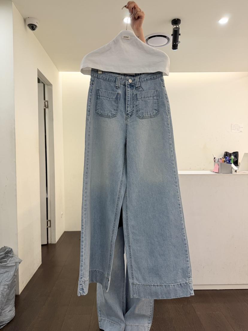 YOUR-P東大門實拍韓國女士新款職業熱賣推薦休閑牛仔褲口袋YOUR-P牛仔褲