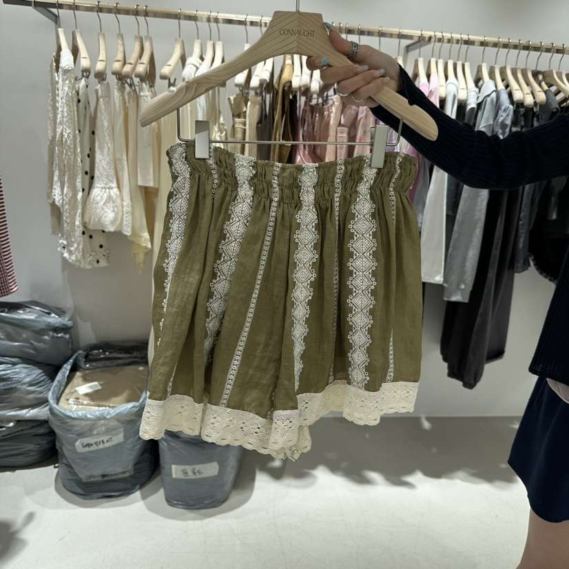 CONNAUGHT/DAILYJUD韓國東大門代購女士新品26夏季短褲蕾絲CONNAUGHT/DAILYJUD短褲