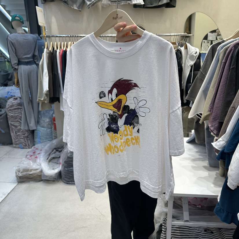 REPLAY韓國直郵實拍女士新款26夏季熱賣職業時尚休閑推薦T恤REPLAYT恤