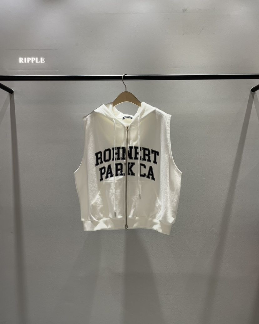 RIPPLE-P韓國代購女裝新款推薦人氣26夏季職業馬甲連帽衫RIPPLE-P馬甲