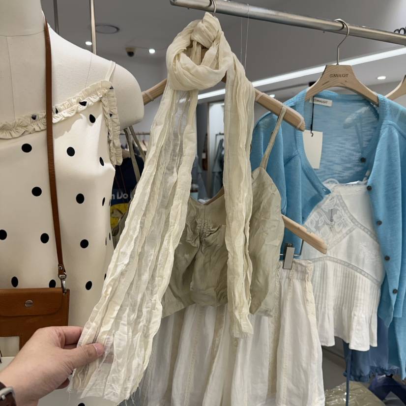 CONNAUGHT/DAILYJUD韓國代購女士新品休閑26春夏圍巾披肩圍巾CONNAUGHT/DAILYJUD圍巾/披肩