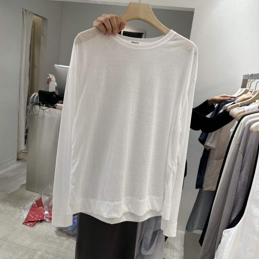 HAUTTE-P韓國東大門直郵女士新品職業熱賣休閑推薦長袖T恤HAUTTE長袖T恤