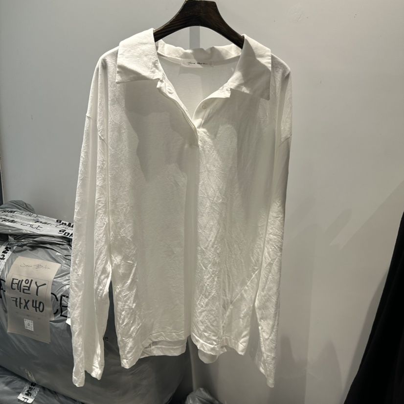 JANE BIRKIN韓國直郵實拍女裝新款26夏季推薦人氣長袖T恤JANE BIRKIN設計師品牌長袖T恤