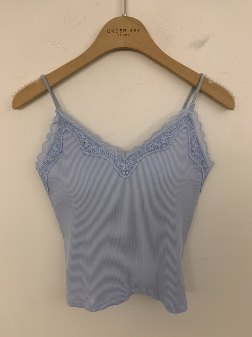 UNDER KEY韓國直郵女士新款26春夏熱賣26夏季吊帶背心蕾絲UNDER KEY吊帶/背心