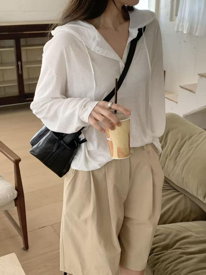 TAFFETA/MURET韓國東大門代購女士新款熱賣長袖T恤連帽衫TAFFETA/MURET長袖T恤