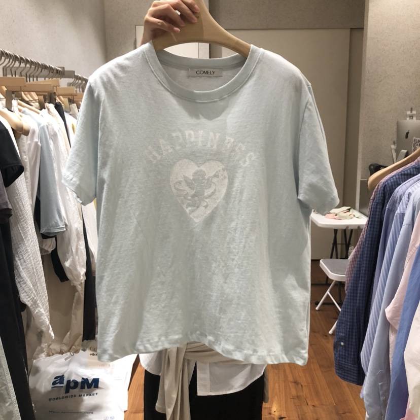 COMELY東大門實拍女士新品職業真品休閑26春夏推薦熱賣T恤COMELYT恤