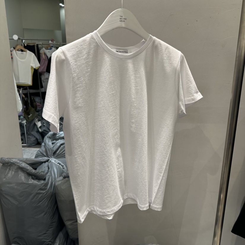THE SECOND GROW/QUEENSRABBIT東大門直郵女士新品人氣T恤絲綢THE SECOND GROW/QUEENSRABBITT恤