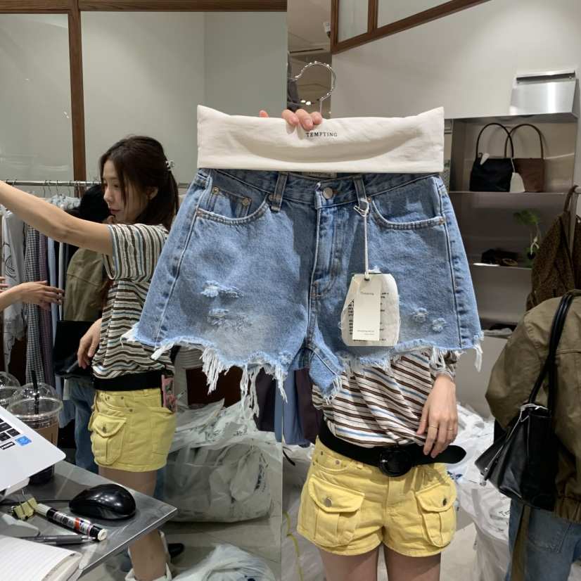 TEMPTING韓國直郵女士新品26春夏休閑推薦人氣熱賣職業短褲TEMPTING短褲