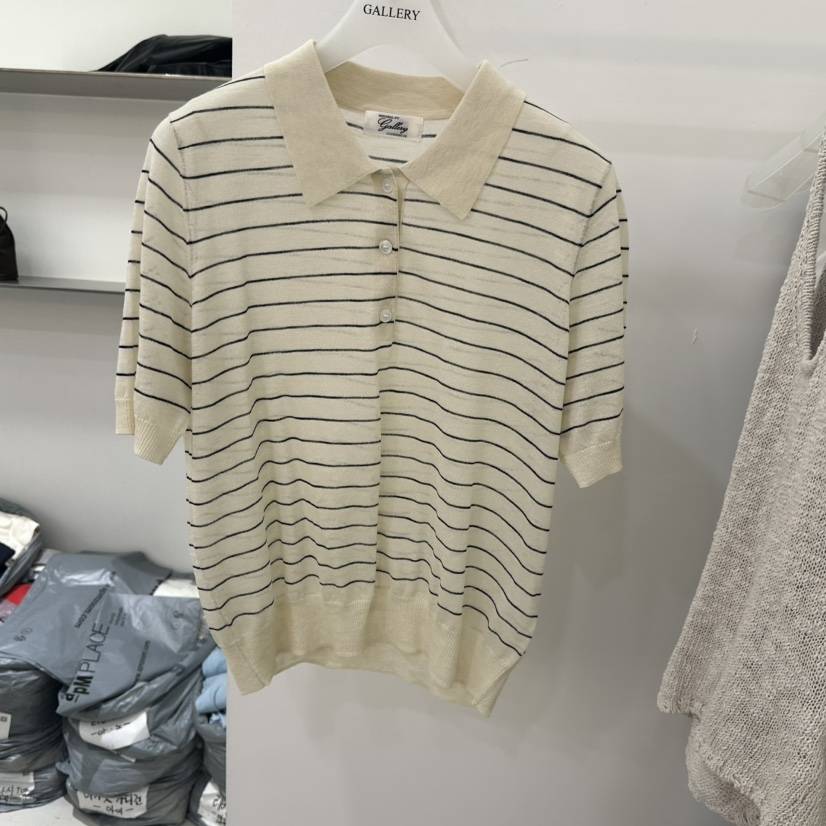 GALLERY-P韓國代購女士新品職業休閑時尚推薦針織衫海軍GALLERY-P針織衫