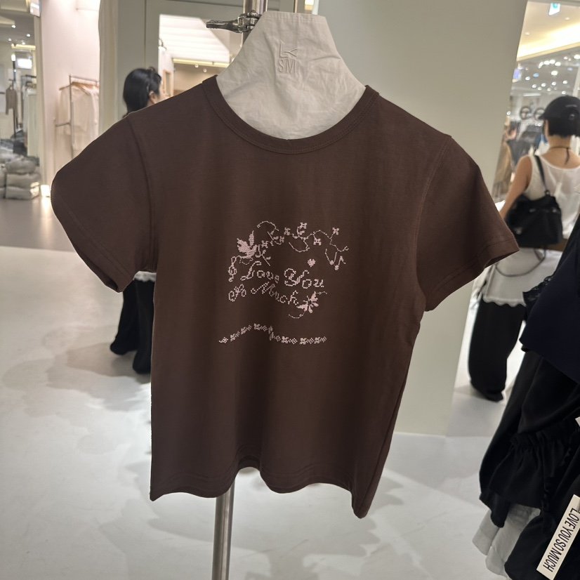 LOVE YOU SO MUCH/MORE THAN YESTERDAY韓國直郵女士新品休閑T恤LYSM/MORE THAN YESTERDAYT恤