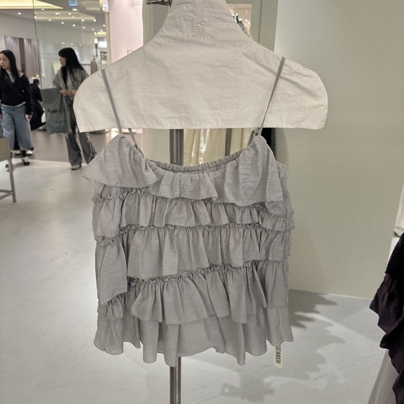 LOVE YOU SO MUCH/MORE THAN YESTERDAY韓國代購女士新品時尚吊帶背心LYSM/MORE THAN YESTERDAY吊帶/背心