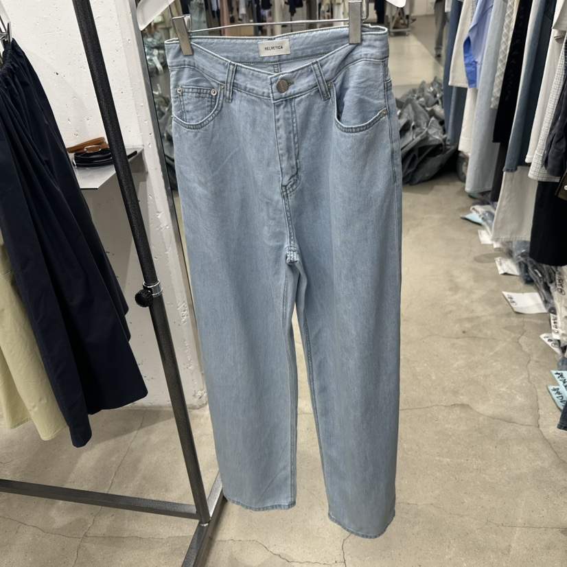 HELVETICA東大門代購女士新款真品推薦26春夏人氣時尚牛仔褲HELVETICA牛仔褲