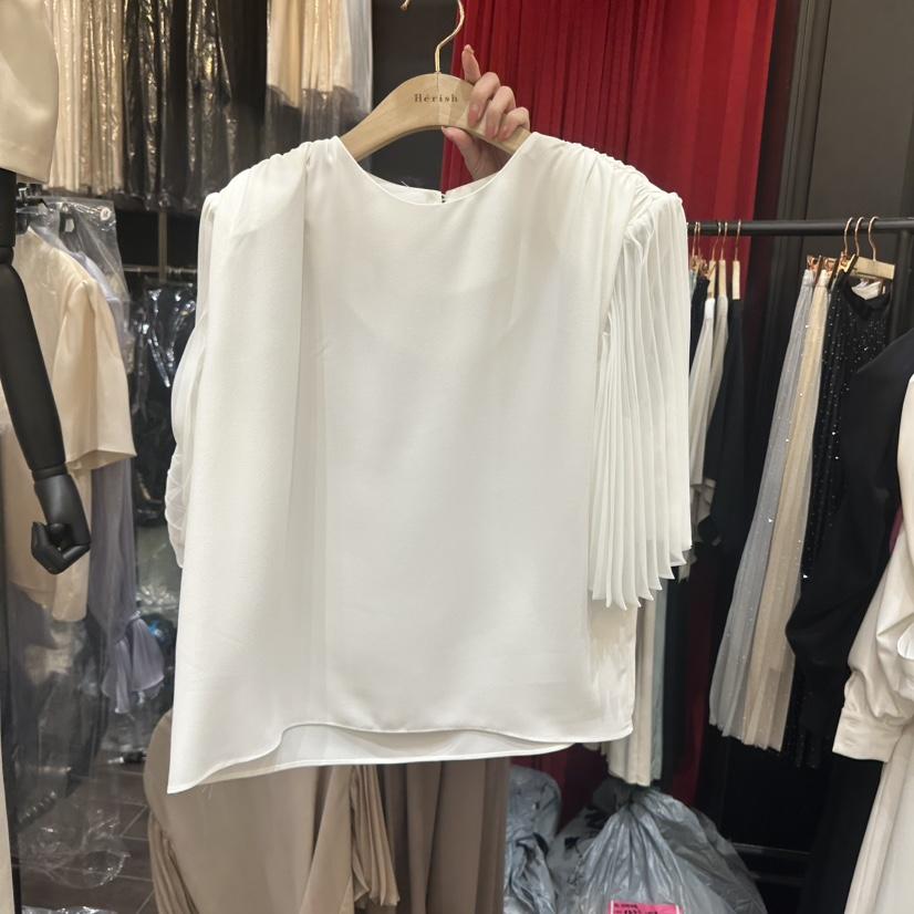 HERISH-HAUTE韓國代購女士新品真品熱賣休閑26春夏襯衫蕾絲衫Herish-Haute-A襯衫/蕾絲衫