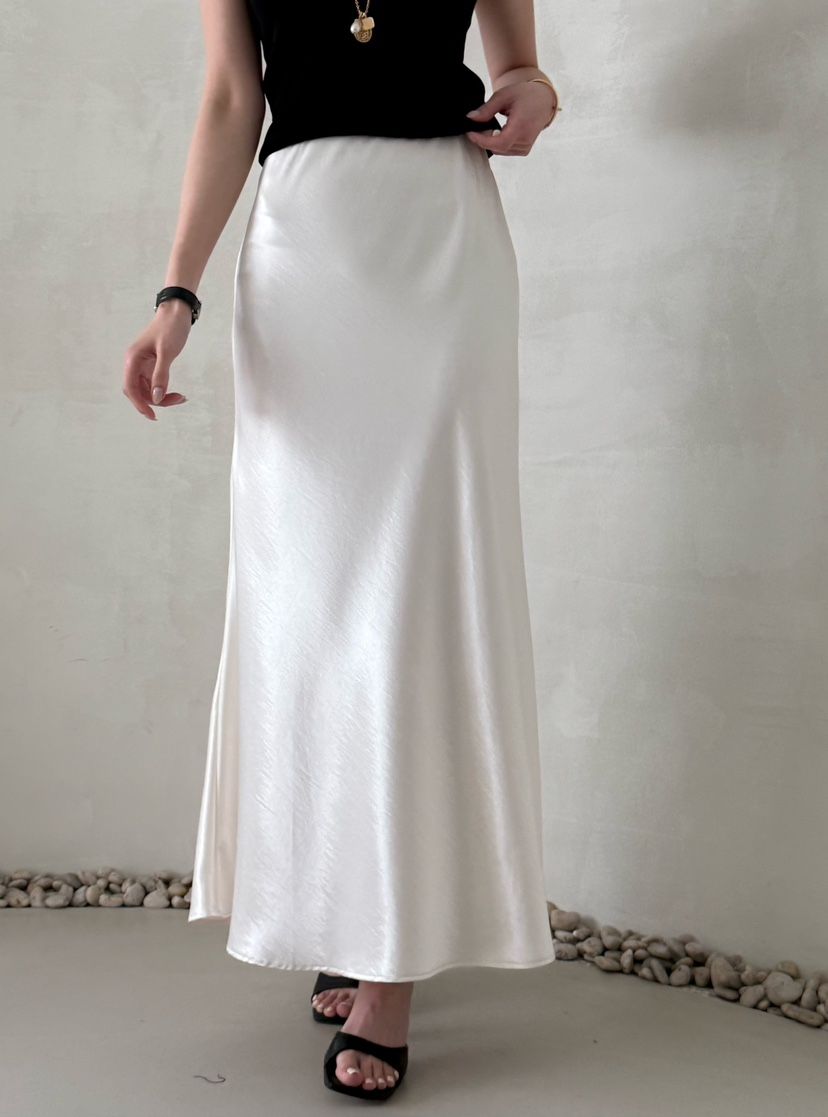 DEMAR東大門實拍女裝新品時尚熱賣休閑職業真品推薦長裙緞面DEMAR長裙