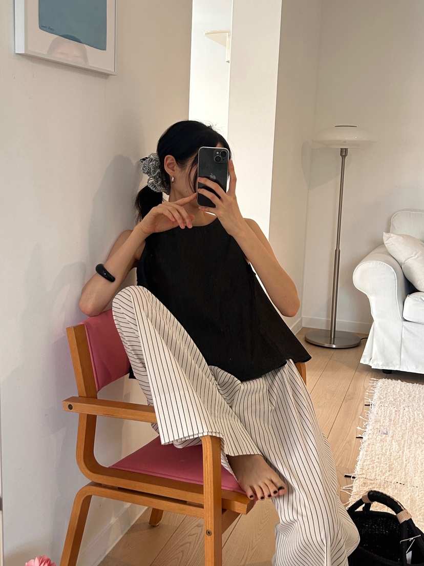 ME MO東大門實拍女裝新款休閑職業26春夏熱賣人氣吊帶背心ME MO吊帶/背心