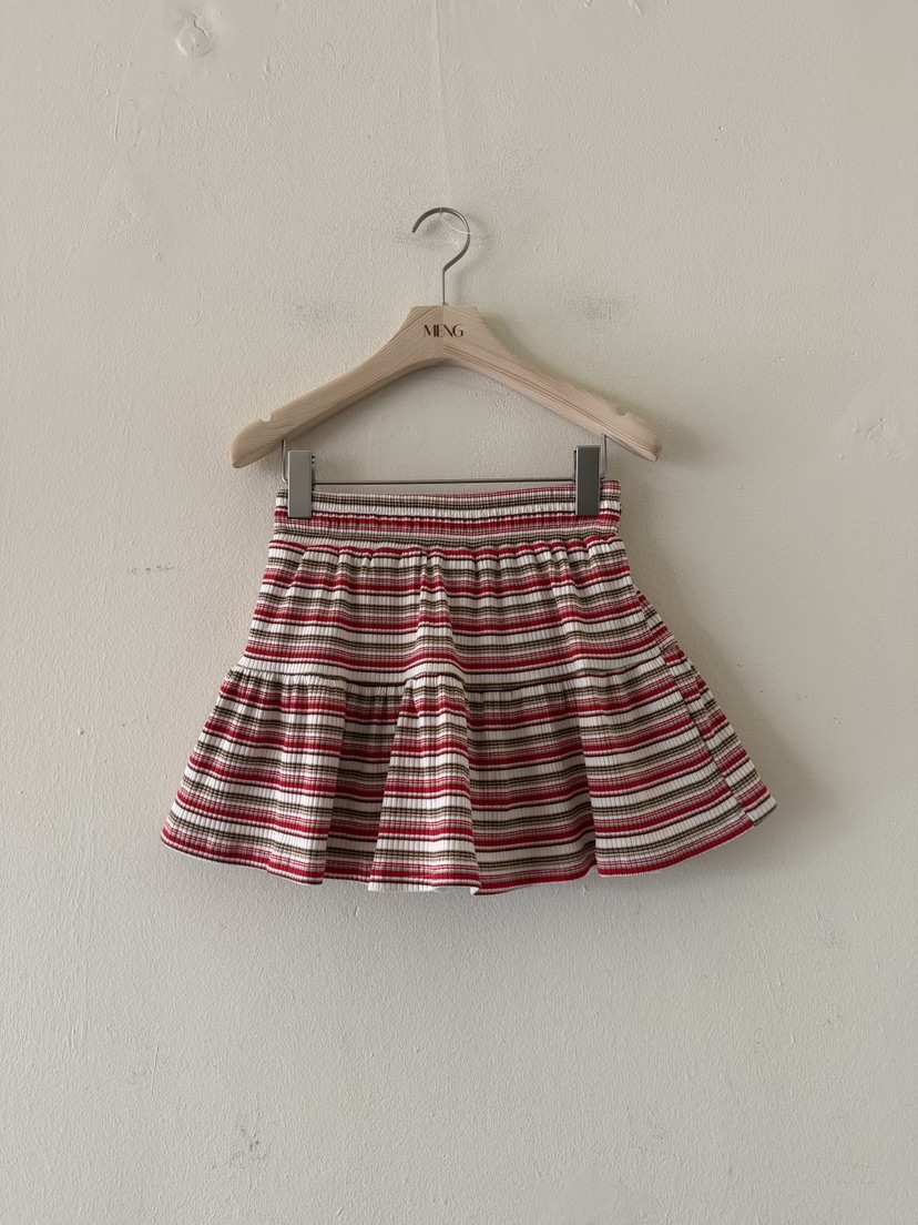 MENG東大門實拍女裝新款職業真品休閑人氣時尚26春夏短裙復古MENG短裙