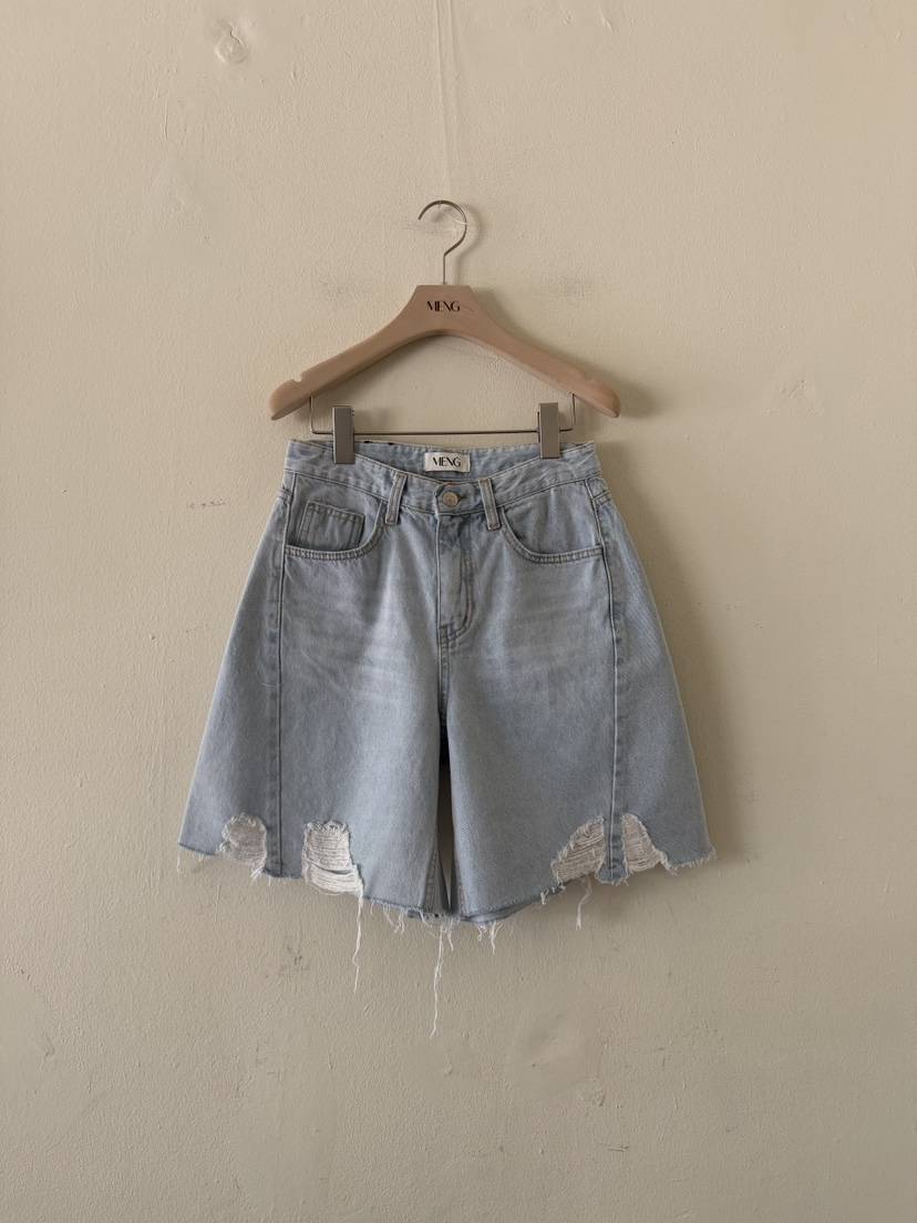 MENG韓國直郵女士新款時尚真品26春夏休閑熱賣人氣短褲復古MENG短褲