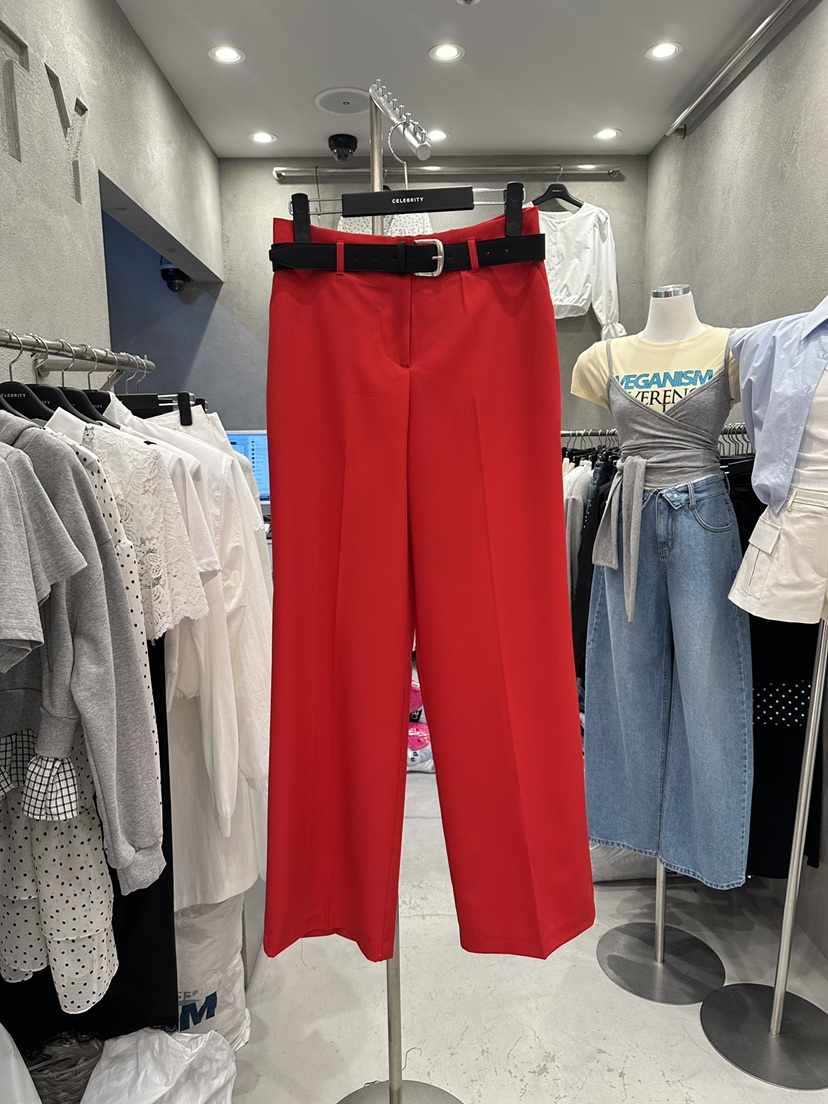 CELEBRITY-A東大門實拍女士新款真品時尚休閑褲不含腰帶CELEBRITY-A休閑褲