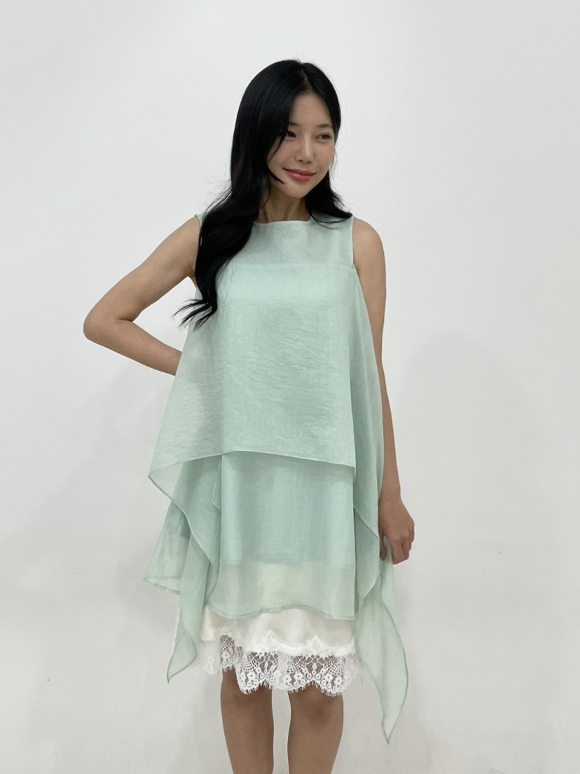 NAPKIN韓國直郵女裝新品人氣熱賣休閑26春夏吊帶背心不對稱NAPKIN吊帶/背心