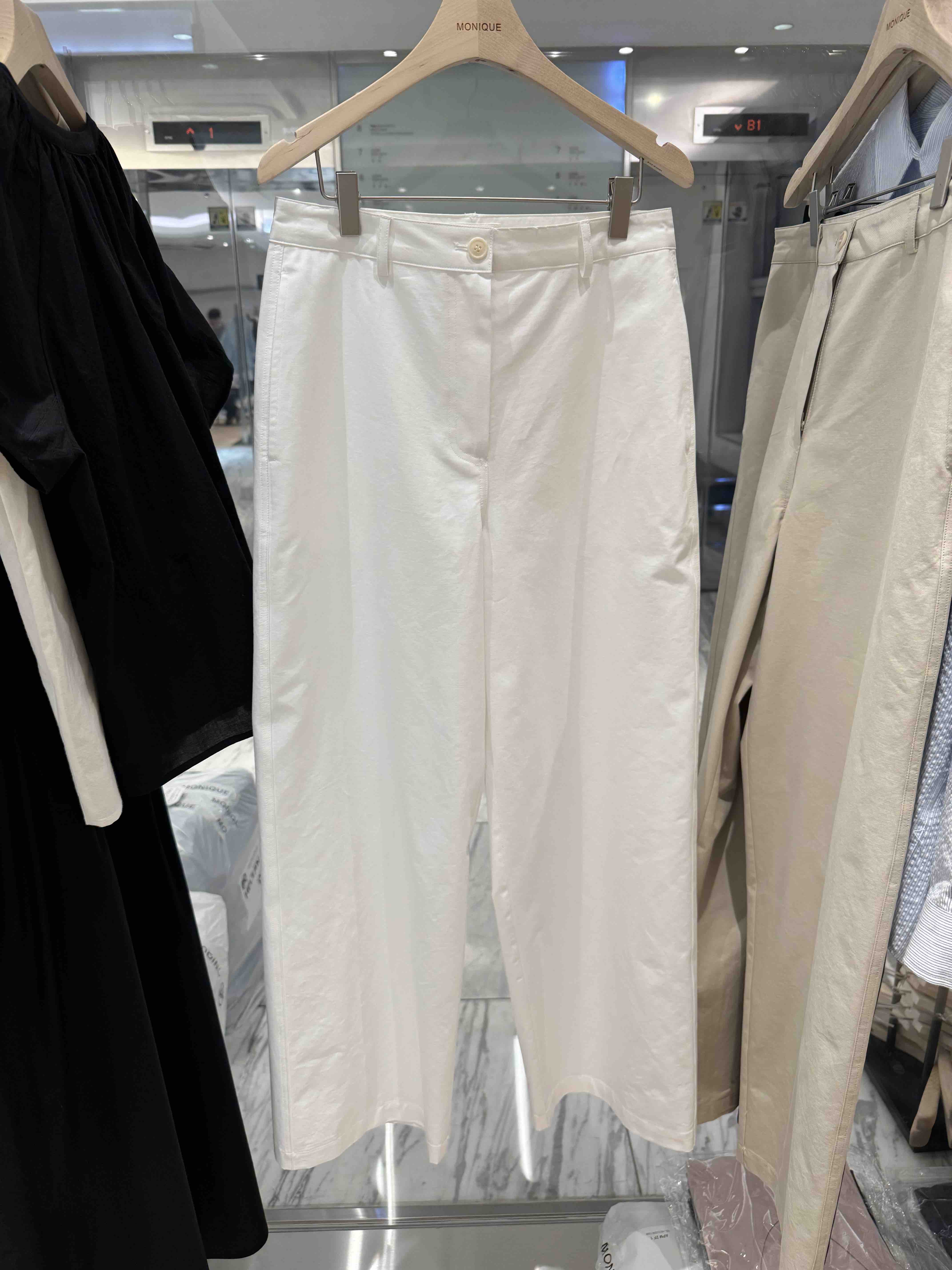 MONIQUE韓國直郵女士新款26春夏熱賣時尚職業休閑推薦休閑褲MONIQUE休閑褲