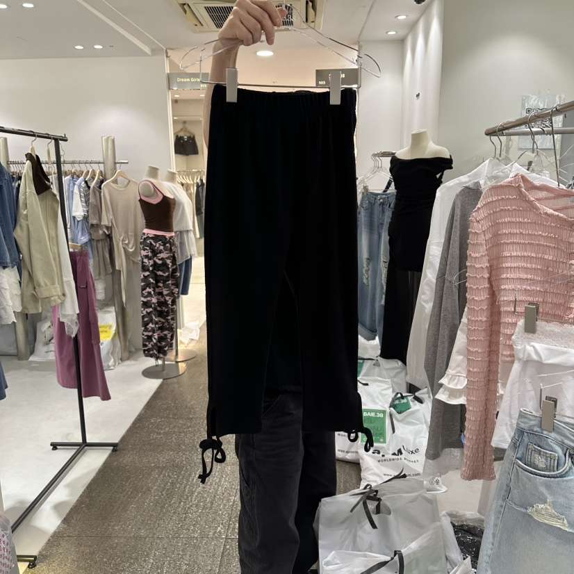 BAIE.38東大門實拍女士新款休閑真品熱賣休閑褲緊身褲緞BAIE.38休閑褲