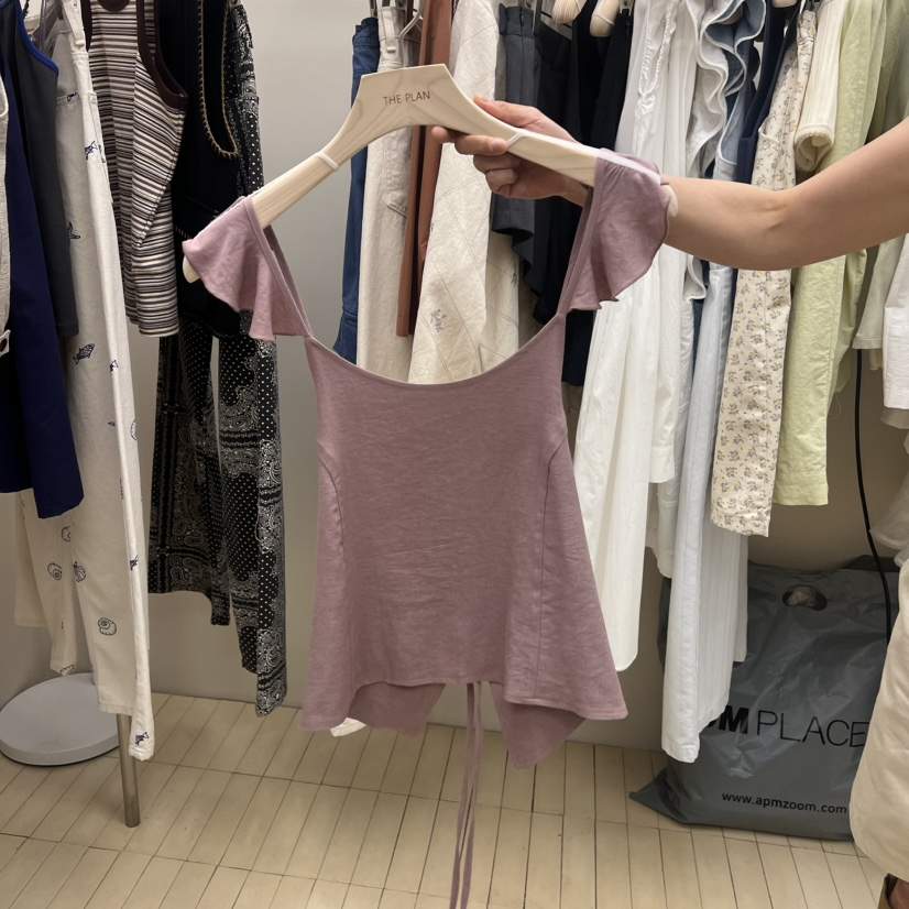 THEPLAN東大門實拍女士新品推薦時尚休閑26春夏吊帶背心緞THE PLAN吊帶/背心