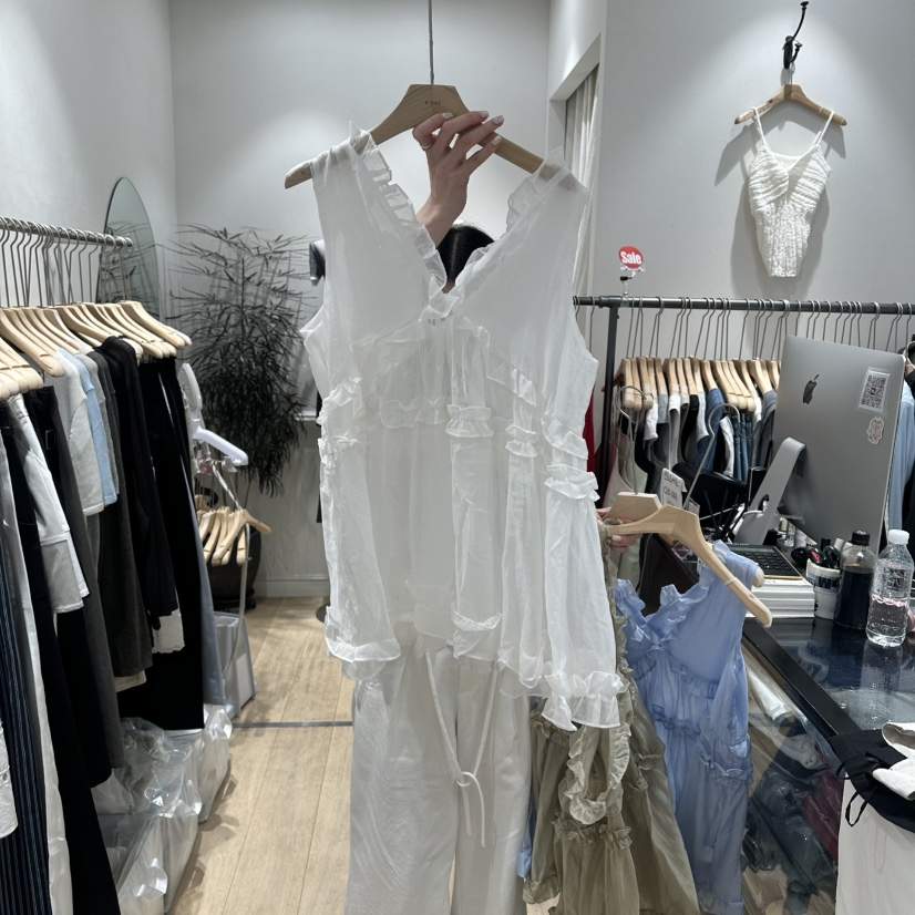 DDAY東大門實拍韓國女士新款熱賣26春夏時尚推薦吊帶背心DDAY吊帶/背心