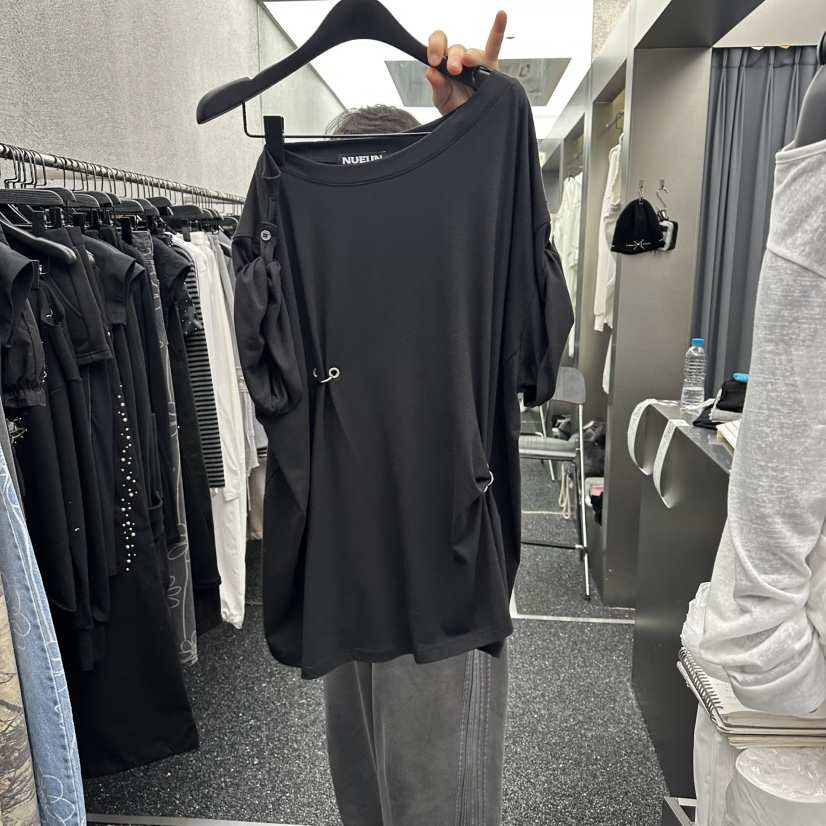 NUEUN韓國代購女裝新款26春夏休閑26夏季時尚推薦職業T恤NUEUN/SEEOTT恤