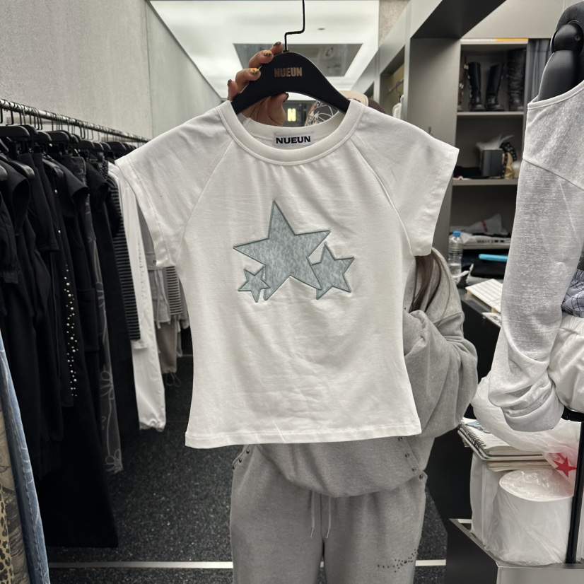 NUEUN韓國東大門直郵女裝新品職業推薦熱賣休閑人氣時尚T恤NUEUN/SEEOTT恤