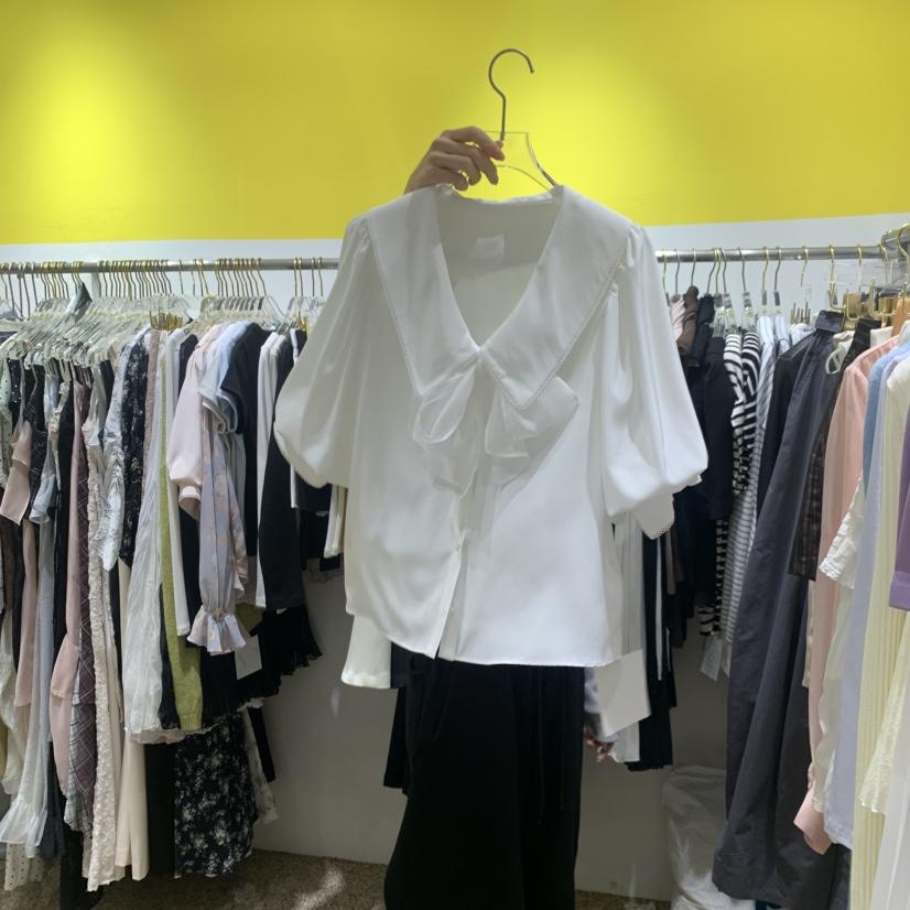 LE MASTERPLACE韓國直郵女士新款休閑人氣推薦襯衫蕾絲衫Le masterpiece襯衫/蕾絲衫