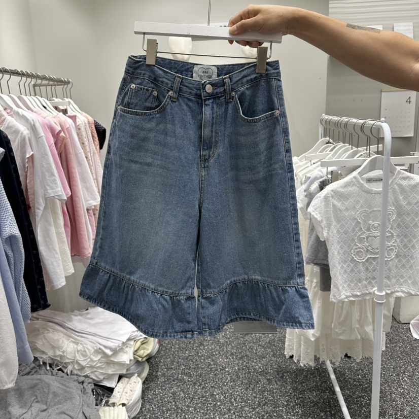 VINTAGE 888東大門實拍韓國女士新品時尚職業休閑牛仔褲VINTAGE888/TRIPLE EIGHT牛仔褲