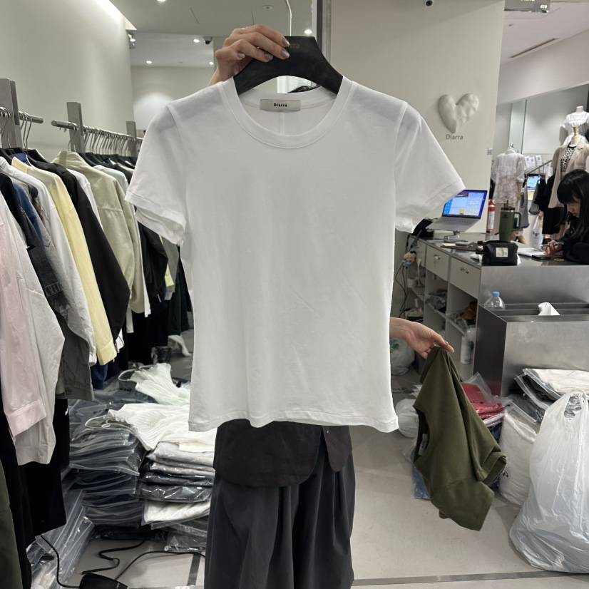 DIARRA韓國直郵女士新款職業推薦休閑真品時尚26春夏人氣T恤DIARRAT恤