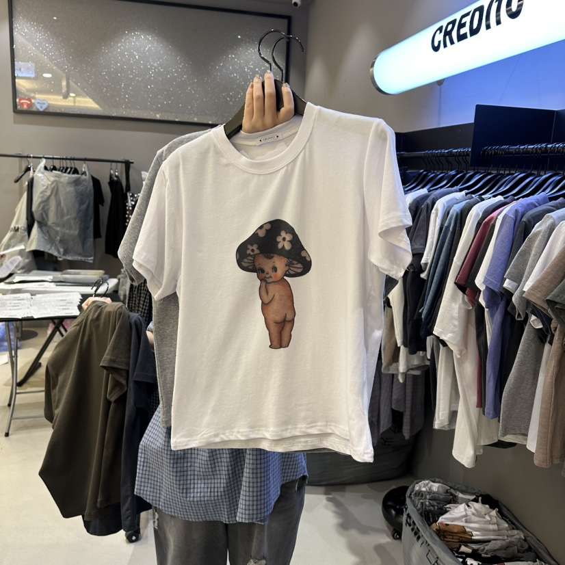 CREDITO韓國東大門代購女裝新款時尚休閑26夏季熱賣職業T恤CREDITOT恤