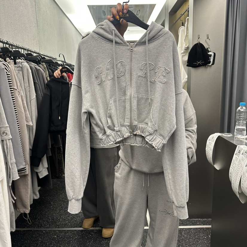 NUEUN韓國直郵女士新款時尚推薦職業26春夏夾克拉鏈連帽衫NUEUN/SEEOT夾克