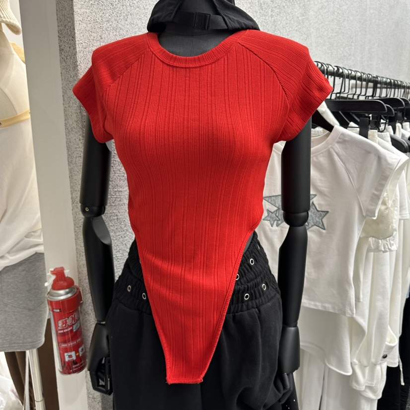 NUEUN東大門代購女裝新品休閑26春夏真品熱賣職業人氣T恤NUEUN/SEEOTT恤