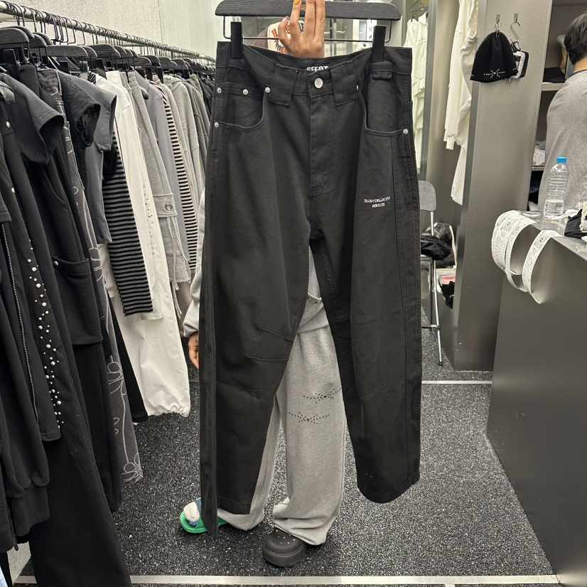 NUEUN韓國東大門代購女士新款26春夏時尚推薦休閑休閑褲水洗NUEUN/SEEOT休閑褲