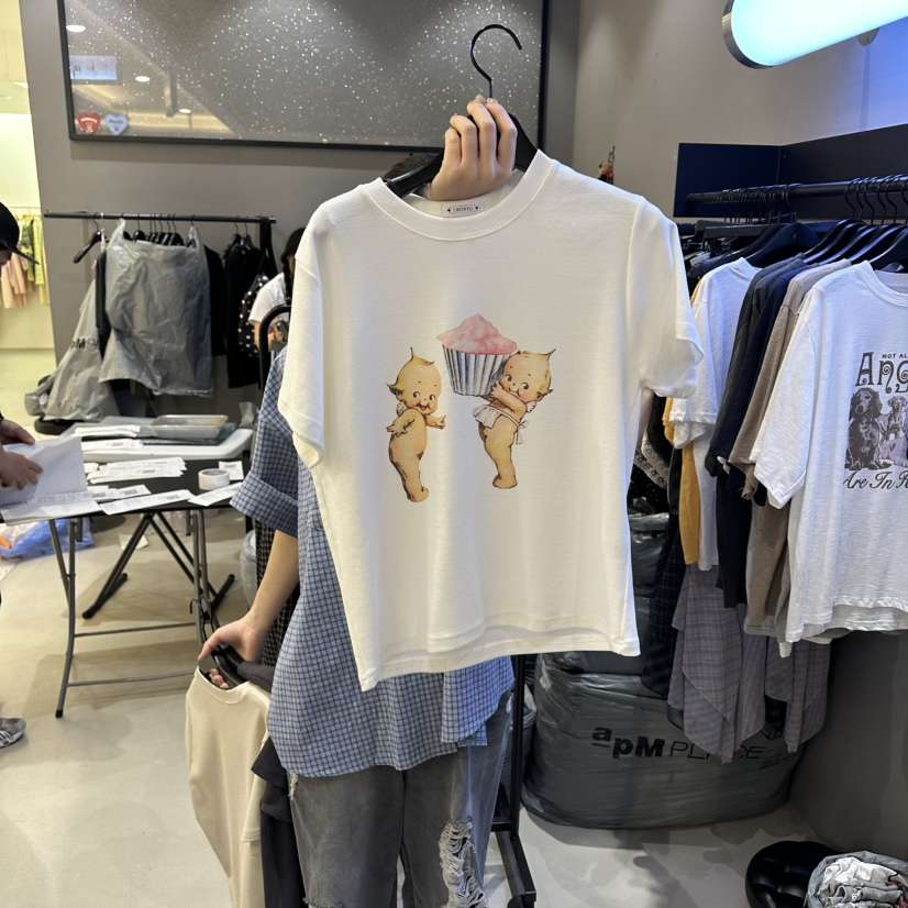 CREDITO韓國代購女裝新品職業時尚26春夏推薦熱賣人氣T恤CREDITOT恤